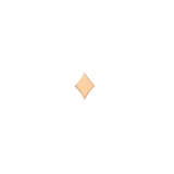Diamonds Pin - 14K Gold Diamond Threadless End - piercing - zone.com