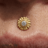 Diana – 14K Gold Threadless/Threaded End - piercing - zone.com