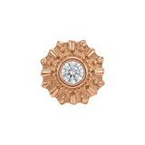 Diana – 14K Gold Threadless/Threaded End