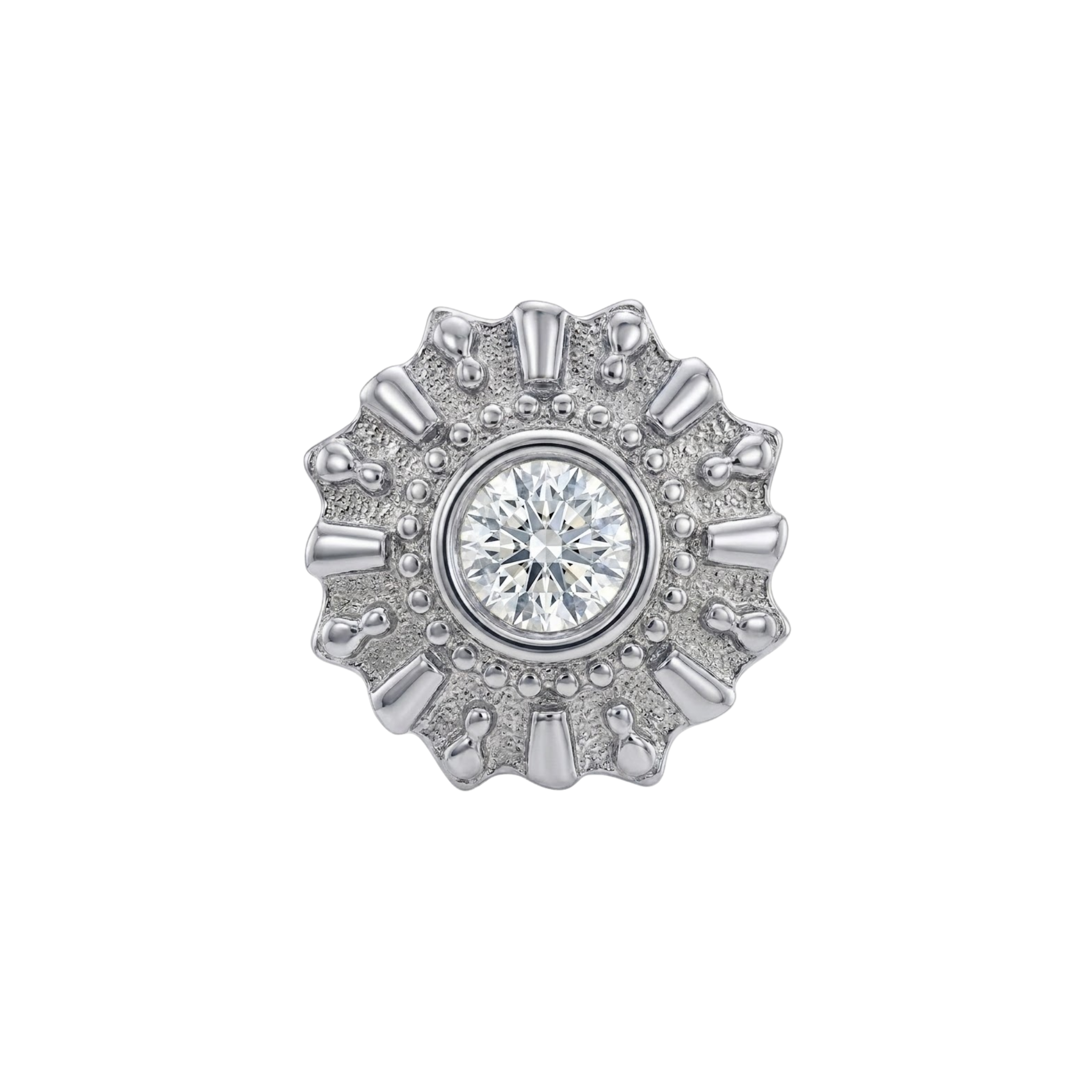 Diana – 14K Gold Threadless/Threaded End