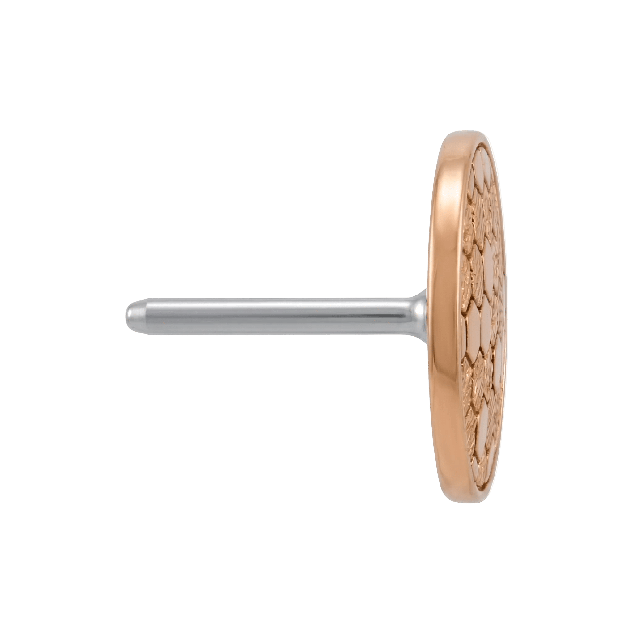 Disco - 14K Gold Threadless/Threaded End - piercing - zone.com