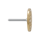 Disco - 14K Gold Threadless/Threaded End - piercing - zone.com
