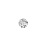Poker Chip – 14K Gold Textured Threadless Pin