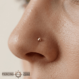 Dita Pin - 14K Gold Cone Threadless End - piercing - zone.com