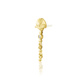 Dita – White CZ Bar – 14K Gold Threadless End - piercing - zone.com