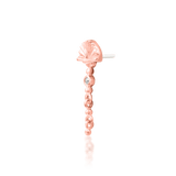 Dita – White CZ Bar – 14K Gold Threadless End - piercing - zone.com