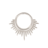 Divinity Continuous Ring - 14K Gold Seamless Ring - piercing - zone.com
