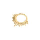 Divinity Continuous Ring - 14K Gold Seamless Ring - piercing - zone.com