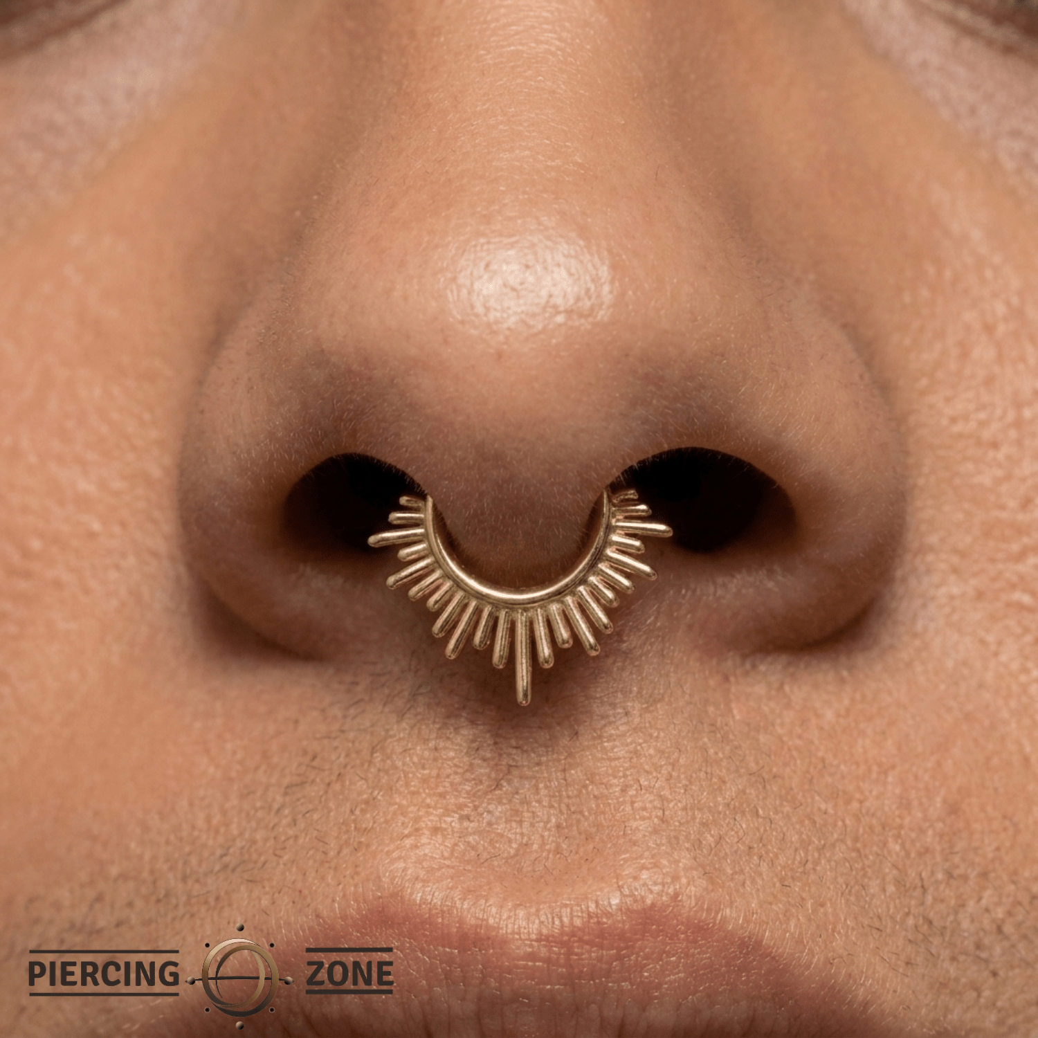 Divinity Continuous Ring - 14K Gold Seamless Ring - piercing - zone.com