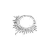Divinity Continuous Ring - 14K Gold Seamless Ring - piercing - zone.com