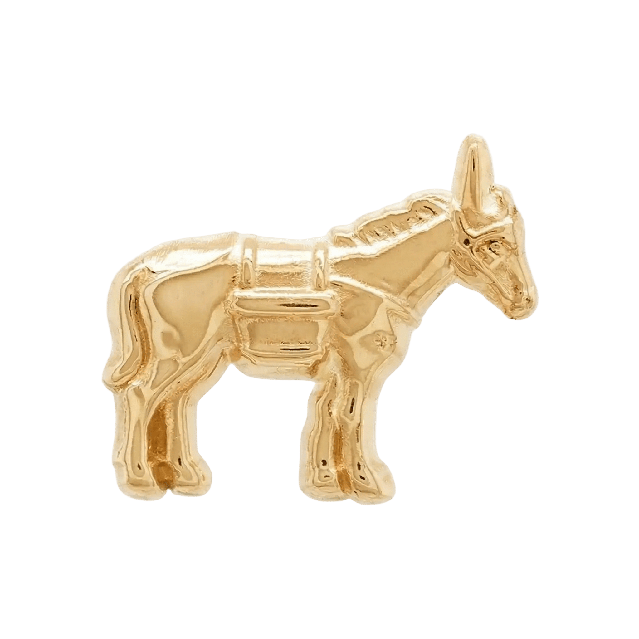 Donkey – 14K Gold Threadless/Threaded End - piercing - zone.com