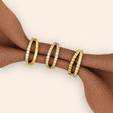 Double Row Gemmed Clicker – 14K & 18K Gold - piercing - zone.com