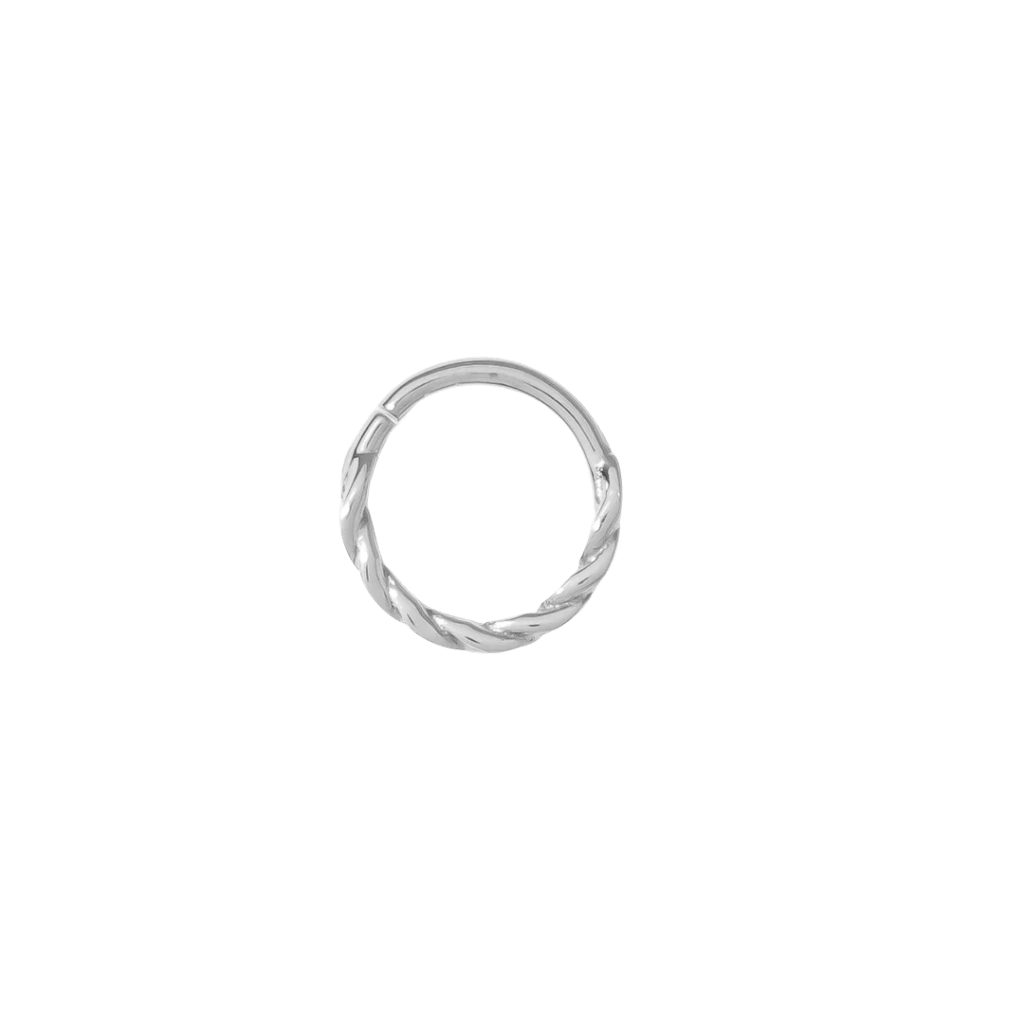 Downtown Continuous Ring - 14K Gold Seamless Ring - piercing - zone.com