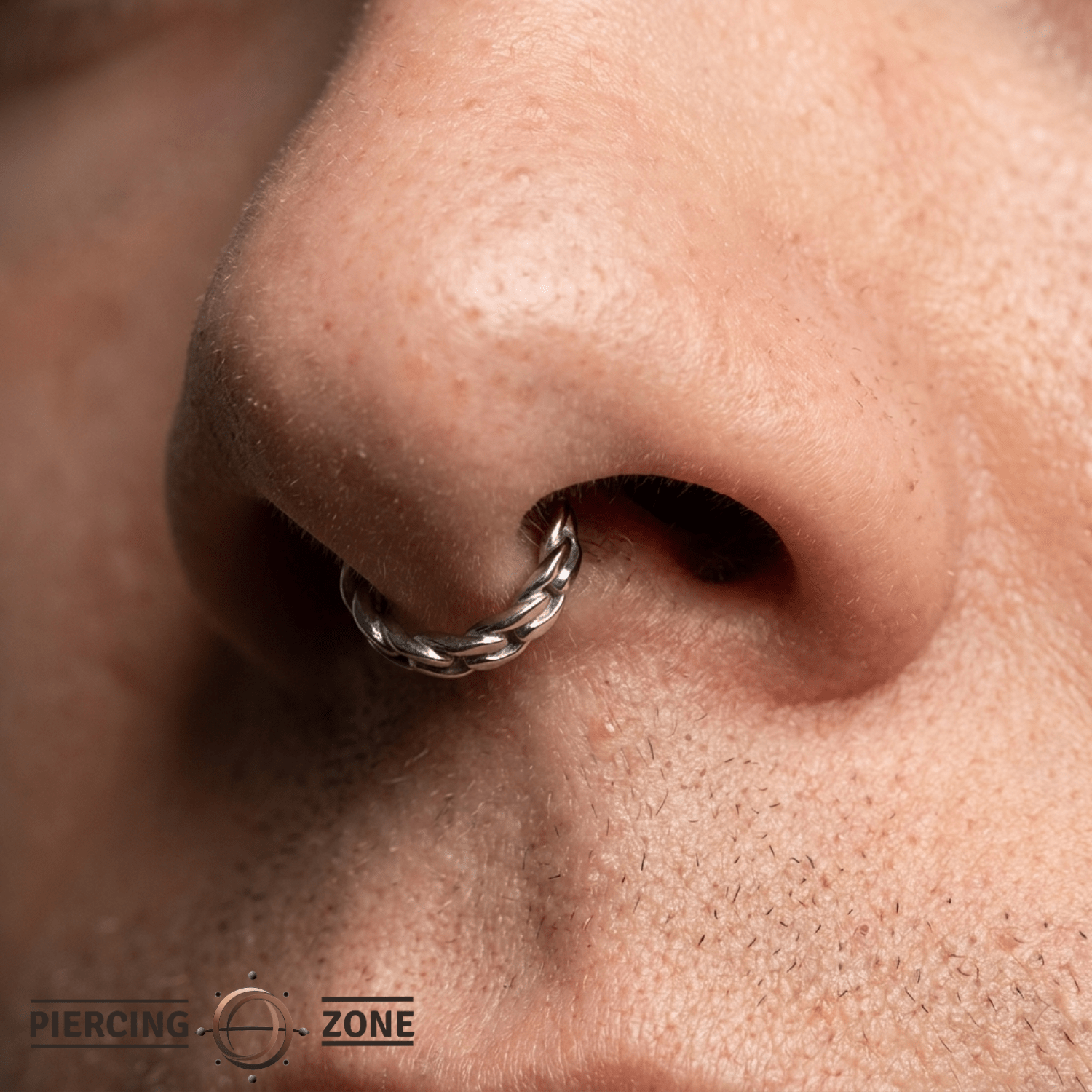 Downtown Continuous Ring - 14K Gold Seamless Ring - piercing - zone.com