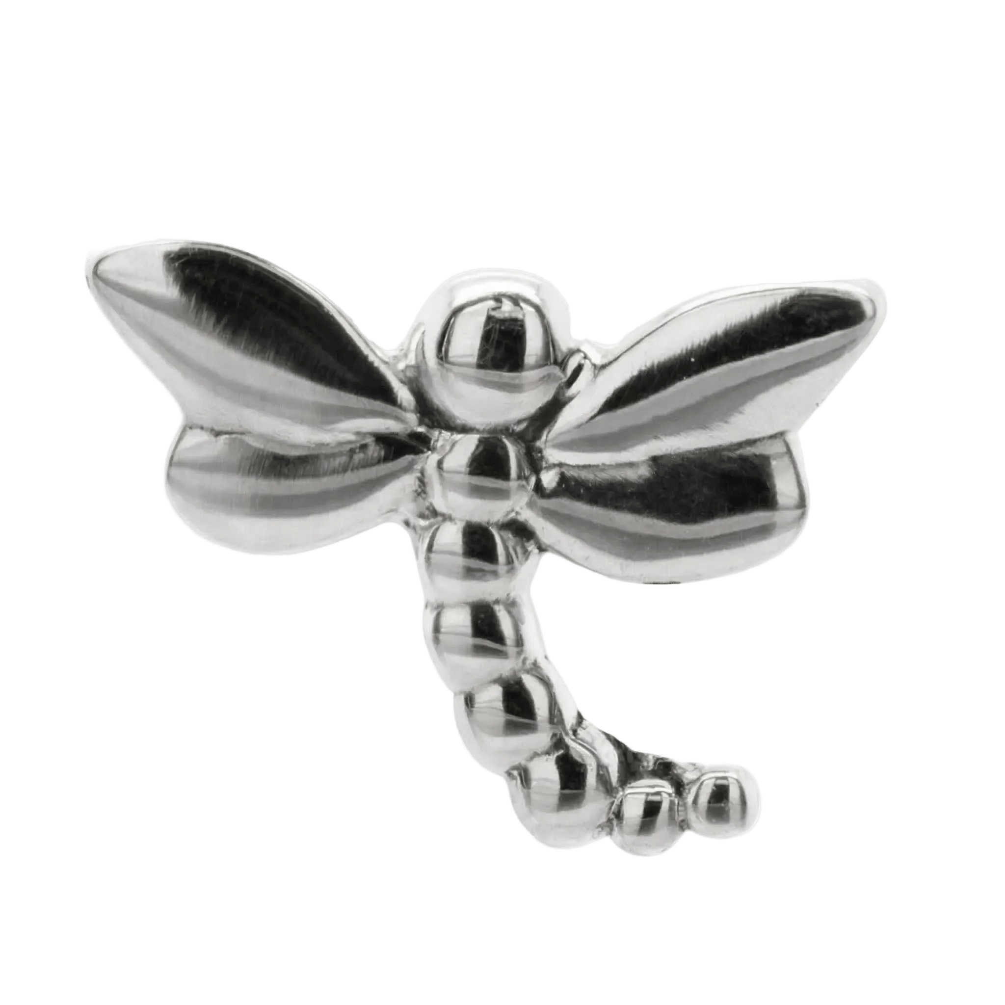 Dragonfly – 14K Gold Threadless/Threaded End - piercing - zone.com