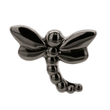Dragonfly – 14K Gold Threadless/Threaded End - piercing - zone.com