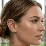Dystrikt – 14K Gold CZ Threadless End - piercing - zone.com
