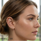 Dystrikt – 14K Gold CZ Threadless End - piercing - zone.com