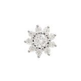 ELOISE FLOWER - CZ - THREADLESS END piercing-zone.com
