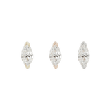ZURI MARQUISE GENUINE DIAMOND - THREADLESS END piercing-zone.com