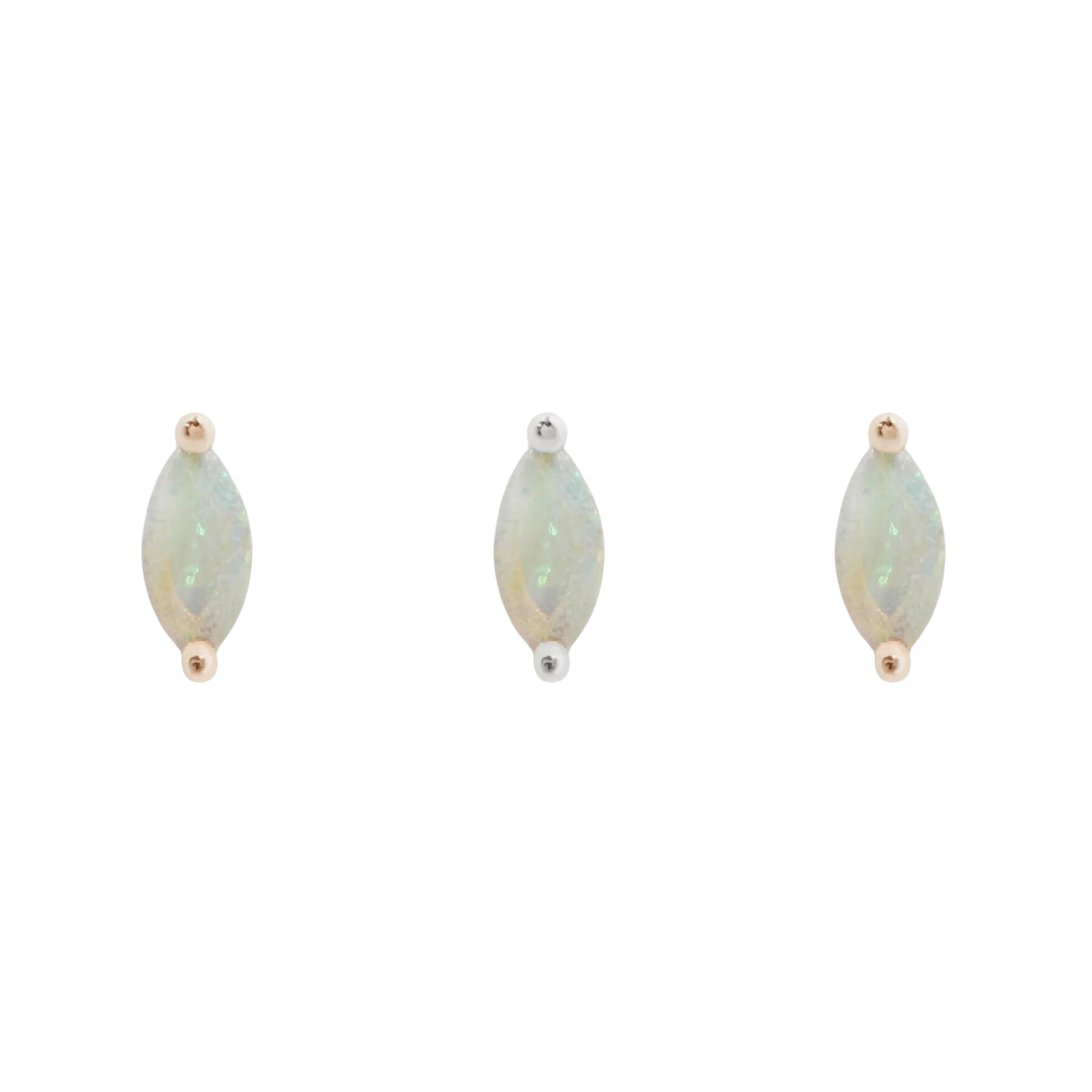 ZURI MARQUISE OPAL - THREADLESS END piercing-zone.com
