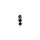 MISHKA PRONG 3 - BLACK DIAMOND - THREADLESS END piercing-zone.com