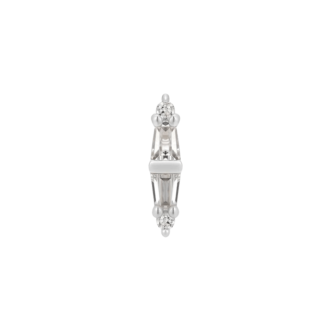 ESSENTIAL - SWAROVSKI CZ - THREADLESS END piercing-zone.com