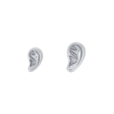 Ear – 14K Gold Sculptural Threadless End - piercing - zone.com