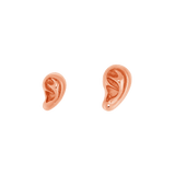 Ear – 14K Gold Sculptural Threadless End - piercing - zone.com