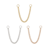 FACETED CHAIN - SOLID 14KT GOLD piercing-zone.com