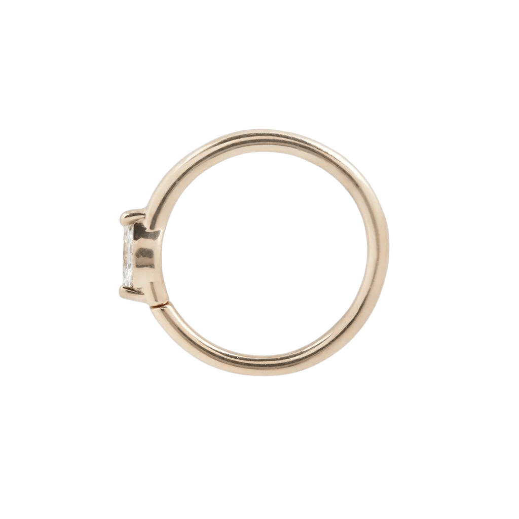 ZURI CZ SEAMLESS RING piercing-zone.com