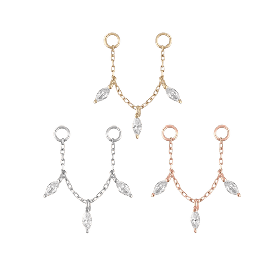 LYRIC - CZ - CHAIN piercing-zone.com