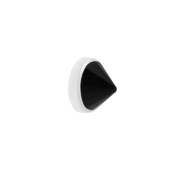 ROUND BEZEL REVERSE SET - AGATE - THREADLESS END piercing-zone.com