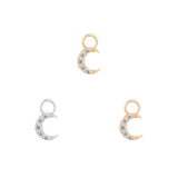 LUNETTE - CZ - GOLD CHARM piercing-zone.com