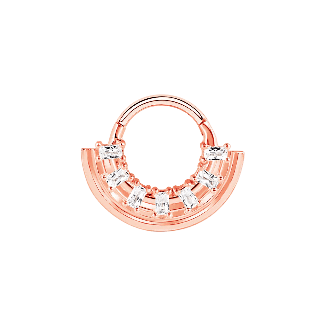 Egypt Aya Clicker – 14K & 18K Gold - piercing - zone.com
