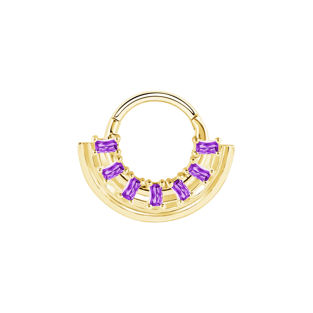 Egypt Aya Clicker – 14K & 18K Gold - piercing - zone.com