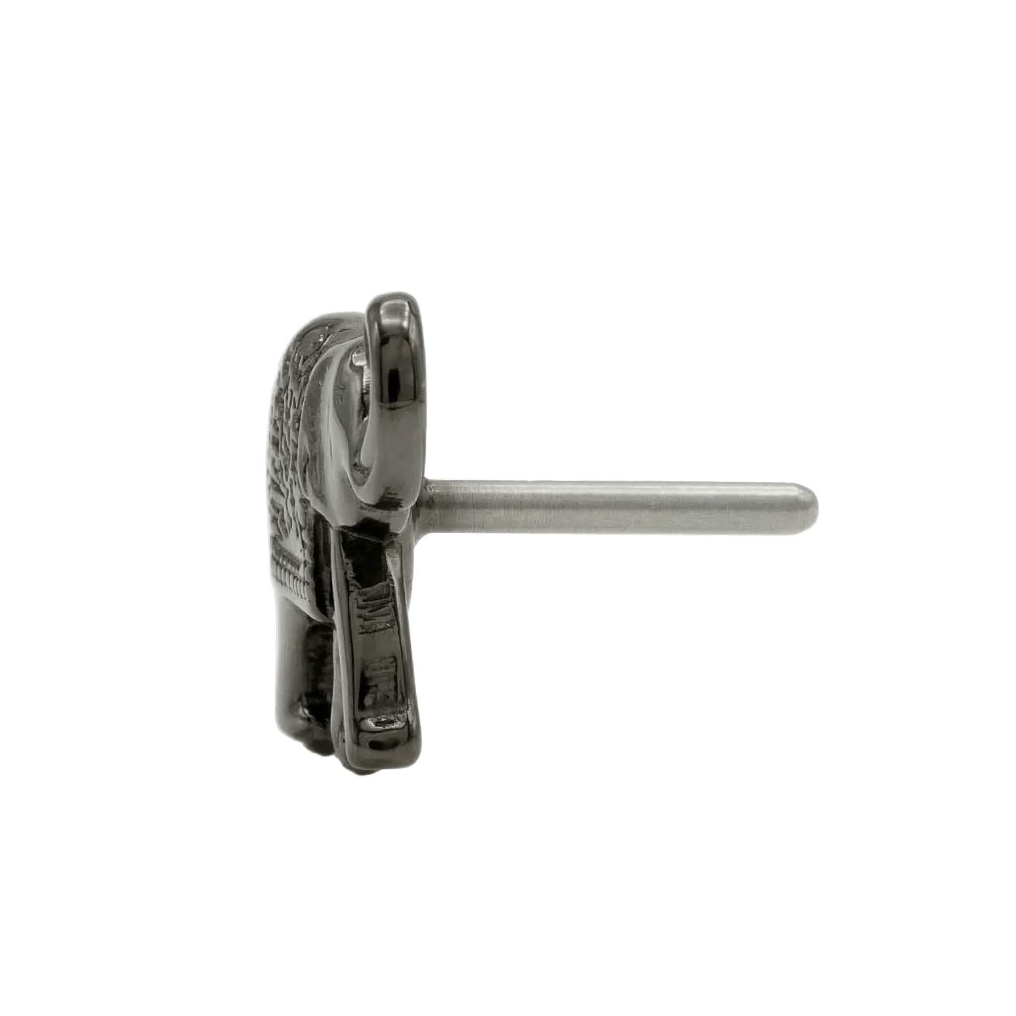 Elephant – 14K Gold Threadless/Threaded End - piercing - zone.com