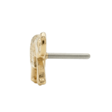 Elephant – 14K Gold Threadless/Threaded End - piercing - zone.com