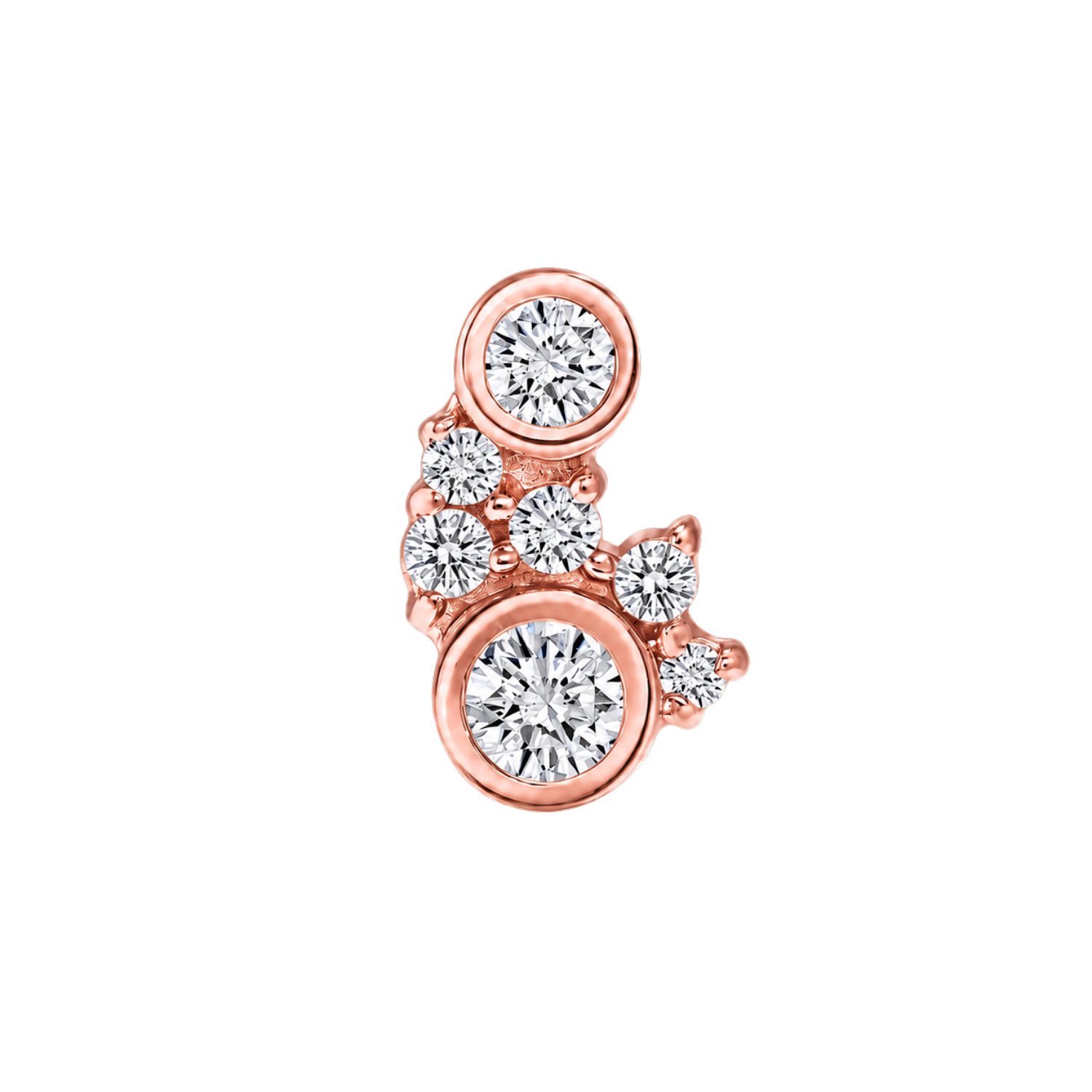 Eloise – 14K Gold Threadless/Threaded End