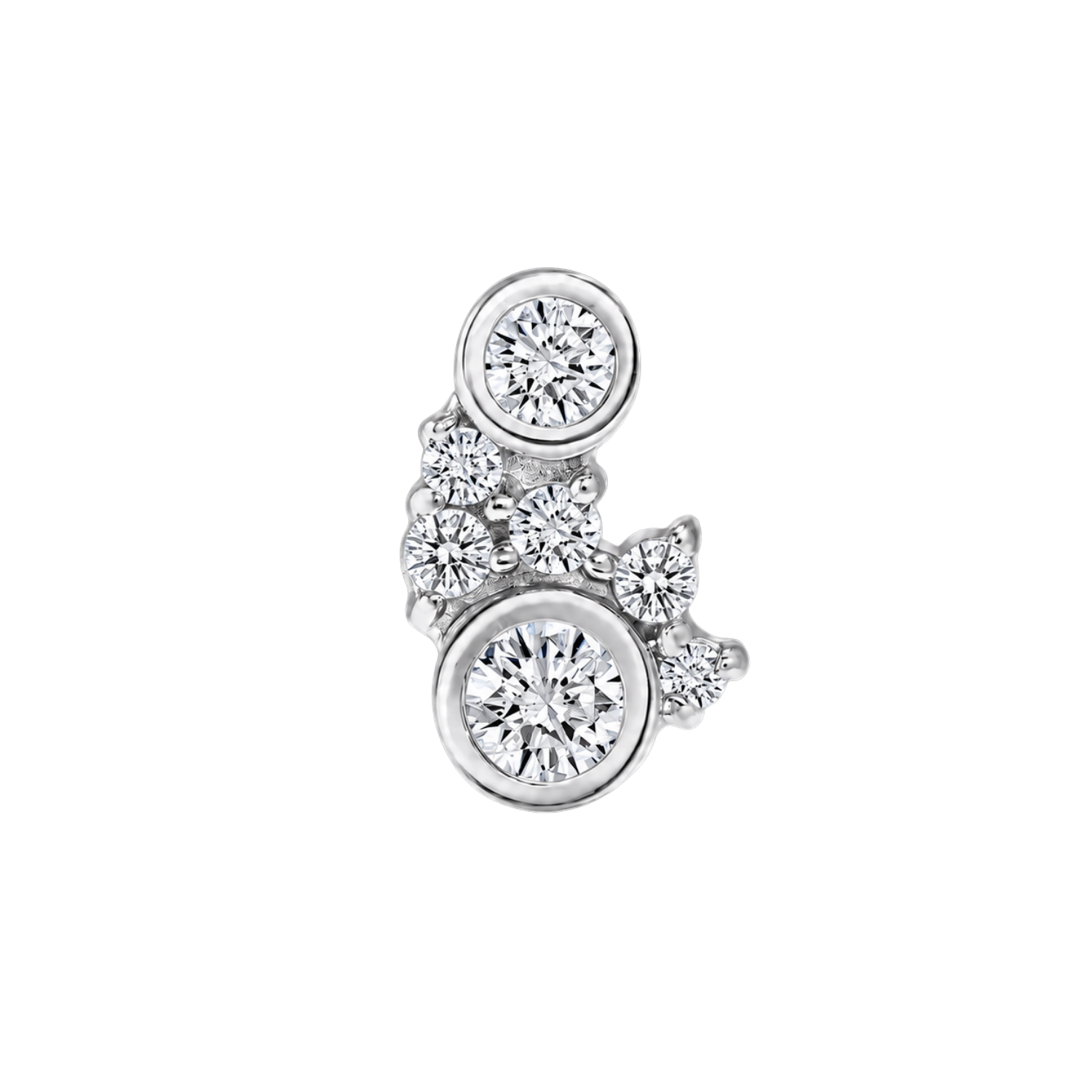 Eloise – 14K Gold Threadless/Threaded End