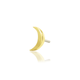 Elrond – 14K Gold Crescent Threadless End - piercing - zone.com