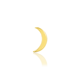 Elrond – 14K Gold Crescent Threadless End - piercing - zone.com