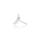 Elrond – 14K Gold Crescent Threadless End - piercing - zone.com