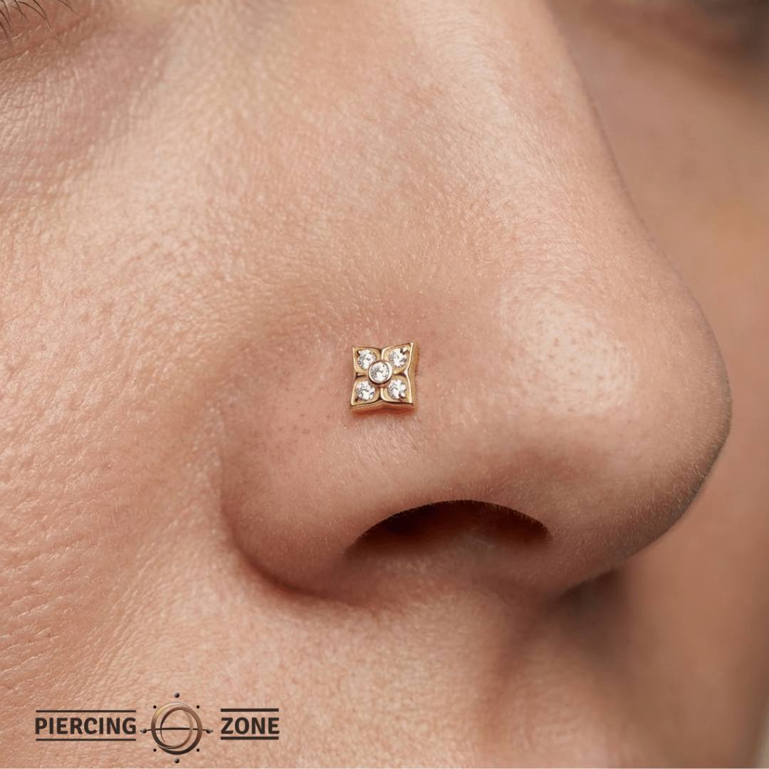 Emory – 14K Gold Threadless/Threaded End - piercing - zone.com