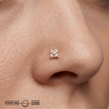Emory – 14K Gold Threadless/Threaded End - piercing - zone.com