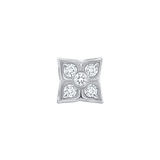 Emory – 14K/18K Gold Multi - Stone Threadless End - piercing - zone.com