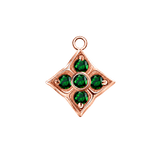 Emory – 14K & 18K Gold Gemstone Charm