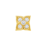 Emory – 14K Gold Threadless/Threaded End