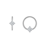 Emory Seamless Ring – 14K Gold Five-Gem Design