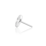 Engraved Disk – Laser Star Polished – 14K Gold Threadless End - piercing - zone.com